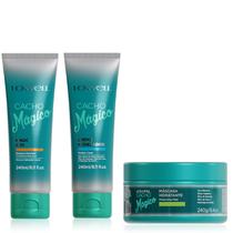 Kit Lowell Cacho Magico Shampoo 240ml Mascara e Creme 240g Kit Lowell Cacho Magico Shampoo 240ml Mascara e Creme 240g