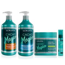 Kit Lowell Cacho Magico Shampoo 500ml Mascara, Creme e Oleo Kit Lowell Cacho Magico Shampoo 500ml Mascara, Creme e Oleo