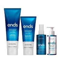 Kit Lowell Ends(4) Shampoo+Masc+Regenerador+Creamy Mask 4500