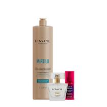 Kit Lowell Extrato de Mirtilo Condicionador Óleo e Pour Toi Parfum Cabelo e Corpo (3 produtos)