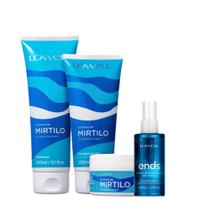 Kit Lowell Extrato de Mirtilo Home Care Regenerador Hidratante (4 produtos)