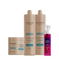 Kit Lowell Extrato de Mirtilo Salon Liss Termoativado (4 produtos) Kit Lowell Extrato de Mirtilo Salon Liss Termoativado (4 produtos)