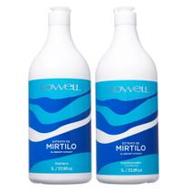 Kit Lowell Extrato de Mirtilo Shampoo 1 Litro + Condicionador 1 Litro