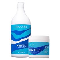 Kit Lowell Extrato de Mirtilo Shampoo 1 Litro e Máscara 450g