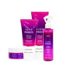 Kit Lowell Liso Mágico Home Care Fluído (4 produtos) Kit Lowell Liso Mágico Home Care Fluído (4 produtos)