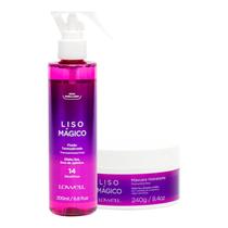Kit Lowell Liso Mágico - Máscara 240g + Fluido Liso Mágico 200ml