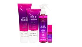 Kit Lowell Liso Mágico Shampoo 240ml + Condicionador 200ml + Fluido Termoativado 200ml + Óleo 30ml