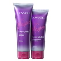 Kit Lowell Liso Mágico Shampoo 240ml + Condicionador 200ml