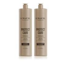 Kit Lowell Protect Care Shampoo e Condicionador 1L para Cabelos Hidratados e Macios