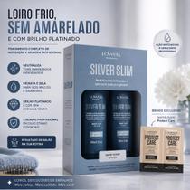 Kit Lowell Silver Slim Matizador Shampoo e Condicionador Kit Lowell Silver Slim Matizador Shampoo e Condicionador