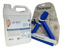 Kit Lr 400 Detergente Limpa Rejunte + Escova Profi Bralimpia