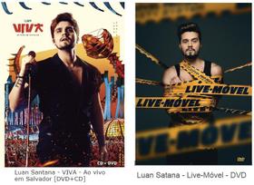 Kit Luan Santana - CD+DVD Viva ao vivo Salv + DVD Live-Móvel - Warner Music