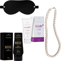 Kit Lubrificant e Gel Anestésico e Colar Massageador e Venda