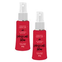 Kit Lubrificante Íntimo A Base De Água Secret Sexy Intimidade e Contorto - 2 Unidades