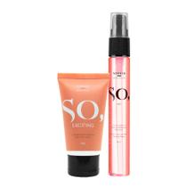 Kit Lubrificante So Exciting Jambu + Calda Beijável So Hot Cereja Marasca 30ml Sophie Sensual Feelings