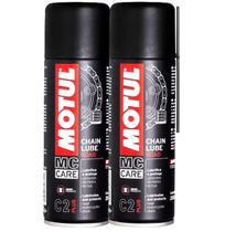 Kit Lubrificantes de Corrente Moto Motul C2 Plus Chain Lube 2 Unidades