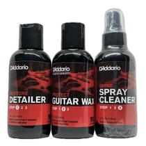 Kit Lubrificantes Premium DAddario Instrumentos Musicais Limpador