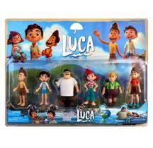 Kit Luca com 6 personagens Pixar Luca Alberto Giulia Modelo Anime