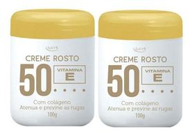 Kit Lucys 2 Creme Rosto 50 Com Colágeno Previne As Rugas Kit Lucys 2 Creme Rosto 50 Com Colágeno Previne As Rugas