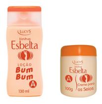 Kit Lucys Creme Bumbum 130ml + Seios 100g Cresce e Firma "A"