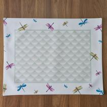 Kit Lugar Americano Libélula Retangular 02 Peças