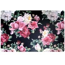 Kit Lugar Jogo Americano Rosas 2 Pçs