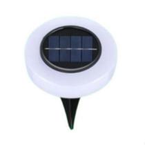 Kit Luminária Espeto Balizador Jardim Energia Solar LED RGB Redondo Colorido 4UN 8UN 12UN 16UN Souti