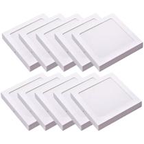 Kit Luminária Plafon LED Quadrado de Sobrepor 24W - 4000K Com 10 Unidades (520,0056) - Noll LED