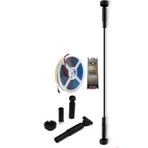 Kit Luminária Skyline Perfil Led Tensionado Intimista 10m Branco Quente Kit Luminária Skyline Perfil Led Tensionado Intimista 10m Branco Quente