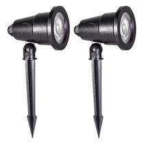 Kit Luminária Tipo Espeto Para Jardim Verde 5W - 6500K Com 2 Unidades (518,0007) - Noll LED Kit Luminária Tipo Espeto Para Jardim Verde 5W - 6500K Com 2 Unidades (518,0007) - Noll LED