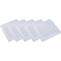 Kit Luminárias Plafon LED Quadrado de Sobrepor 18W - 4000K Com 5 Unidades (520,0054) - Noll LED Kit Luminárias Plafon LED Quadrado de Sobrepor 18W - 4000K Com 5 Unidades (520,0054) - Noll LED