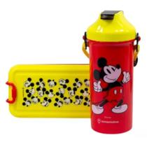 Kit Lunch Box Lacheira E Garrafa Mickey Zona Criativa Kit Lunch Box Lacheira E Garrafa Mickey Zona Criativa