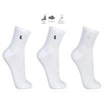 Kit lupo com 3 pares de meia lupo sporte cano medio algodão 3248