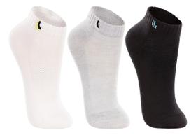 Kit Lupo Kids 3 Meia Cano Baixo Perfured Algodao