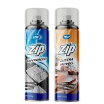 Kit Lustra Móveis e Saponáceo Zip Clean 300Ml - My Place