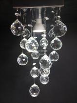 Kit Lustres De Cristal Para Lavabo Com Cristais De 40mm Kit Lustres De Cristal Para Lavabo Com Cristais De 40mm