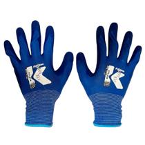 Kit Luva Algodão Palma Azul Látex P 10 Pares - KALIPSO Kit Luva Algodão Palma Azul Látex P 10 Pares - KALIPSO