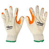 Kit Luva Algodão Palma Laranja G WKR PLT 10 Pares - PLASTCOR Kit Luva Algodão Palma Laranja G WKR PLT 10 Pares - PLASTCOR