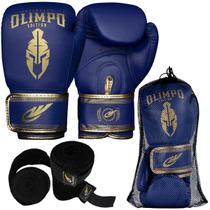 Kit Luva Boxe Muay Thai Bandagem 5 Metros Olimpo Legendary