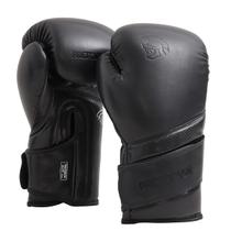 Kit Luva Boxe/Muay Thai Pretorian Bandagem & Bucal Elite Preto 12OZ