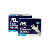 Kit luva cirúrgica estéril com pó abl premium 100 pares tam: 8,0 Kit luva cirúrgica estéril com pó abl premium 100 pares tam: 8,0