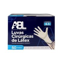 Kit luva cirúrgica estéril com pó abl premium 50 pares t:8,5