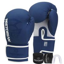 Kit Luva de Boxe e Muay Thai First FX2 Pretorian Bandagem