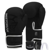 Kit Luva de Boxe e Muay Thai First FX2 Pretorian Bandagem
