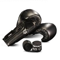 Kit Luva De Boxe/Muay Thai Pretorian Elite Com Bandagens 3.5M