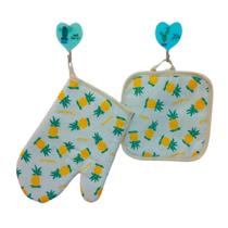 Kit Luva de Cozinha Térmica Estampada Forno Alta Temperatura - Bene Casa Kit Luva de Cozinha Térmica Estampada Forno Alta Temperatura - Bene Casa