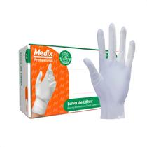Kit Luva De Latex Medix Com 100 Unidades Com Po - Tamanho PP