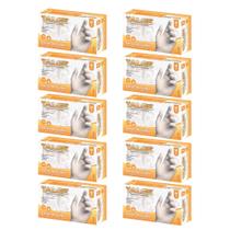 Kit Luva De Látex Talge Tam. M Com Pó - 10 Caixas Com 100 Unidades Cada Kit Luva De Látex Talge Tam. M Com Pó - 10 Caixas Com 100 Unidades Cada
