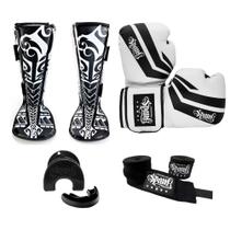 Kit Luva De Muay thai Comfy Spank Protetor Bucal Bandagem Kit Luva De Muay thai Comfy Spank Protetor Bucal Bandagem