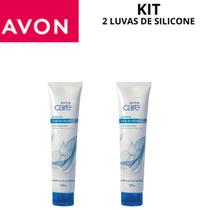 Kit luva de silicone avon care 120g - 2 unidades